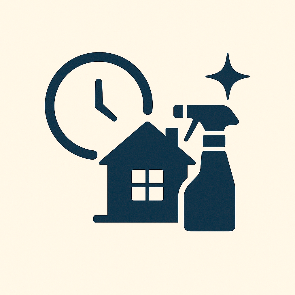 one time cleaning service - logo