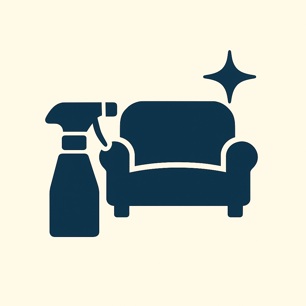 Living room cleaning service